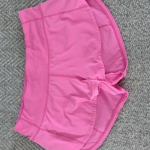 Lululemon Sonic Pink Low Rise Speed Up Short